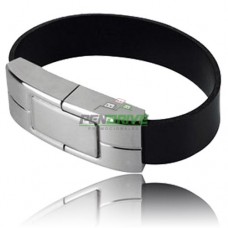 USB Flash Drive Leather Bracelet